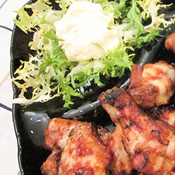 Red hot Thai sauce chicken wings 泰酸辣烤雞翅