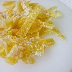 Scorze di limone candite 手工糖漬檸檬皮和檸檬糖